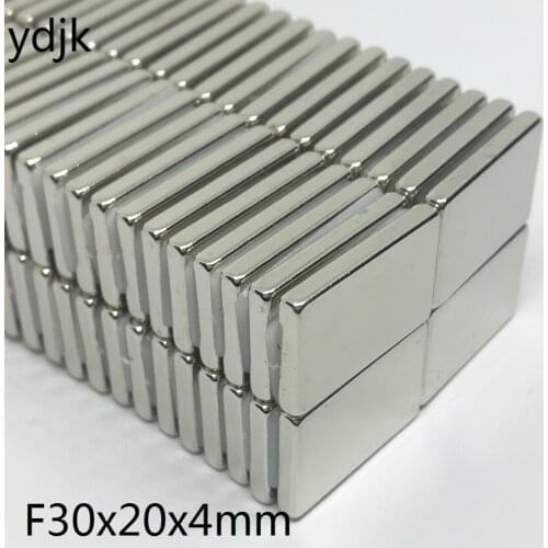 5 10 20 50PCS/LOT Magnet 30*20*4 Strong N35 Neodymium Rare Earth Permanent MAGNET 30x20x4 NdFeB Magnets 30 x 20 x 4
