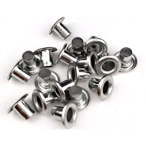 500 sets inner diameter 3.5mm colored Eyelets Paint pores Metal holes Bags decorative fish eye closure