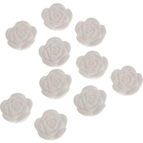 10Pcs Rose Aroma Fragrance Stone Solid Essential Oil Diffuser Air Fresheners for Toilet Cars Office Home and Bedroom Use