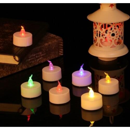 Flameless LED Tealight Tea Candles Light Battery Operated For Home Wedding Party