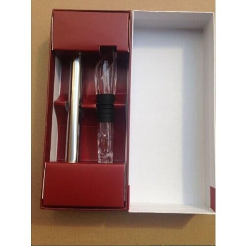 Free Shipping 50set New Stainless Steel Wine Chiller,wine cooling stick, Fastest Easiest Way to Keep Wine Perfectly Chilled #001