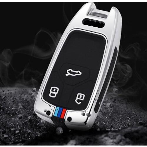 3 Button Car Key Case Cover shell fob For Audi A6 A5 Q7 S4 S5 A4 B9 Q7 A4L 4m TT TTS RS 8S 2016 2017 2018 accessories