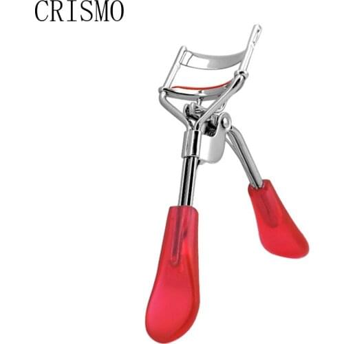 CRISMO 1Pcs Handle Eyelash Curler Natural Bending Beautiful Eyelash Beauty Special Professional Makeup Tools