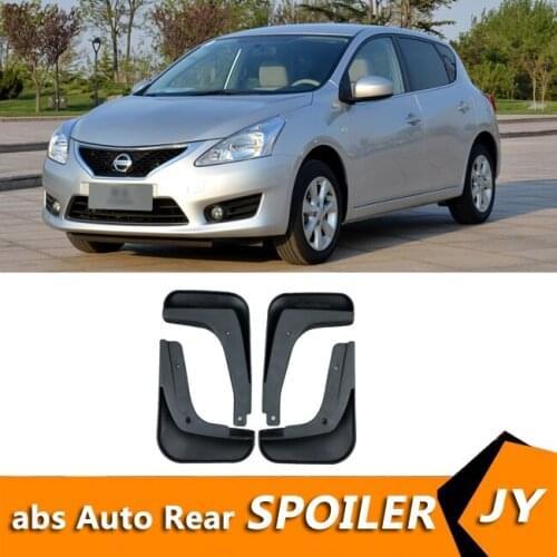 For NISSAN VERSA Tiida 2011-2015 Mudflaps Splash Guards Front With color and rear Mud Flap Mudguards Fender Modified special