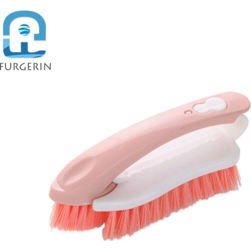 FURGERIN Clothes Cleaning Brush Two-in-one Shoe Window Cleaner home kitchen cleaning brush clean window/clothes/shoe/wall/floor