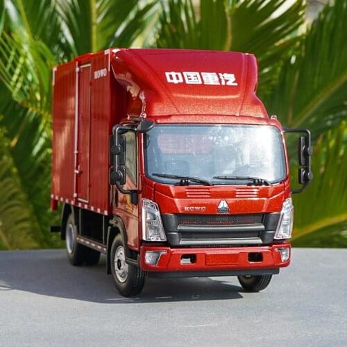 Exquisite, Collectible Alloy Model Gift 1:24 Scale Sinotruk Howo Delivery Container Truck Vehicles Diecast Toy Model