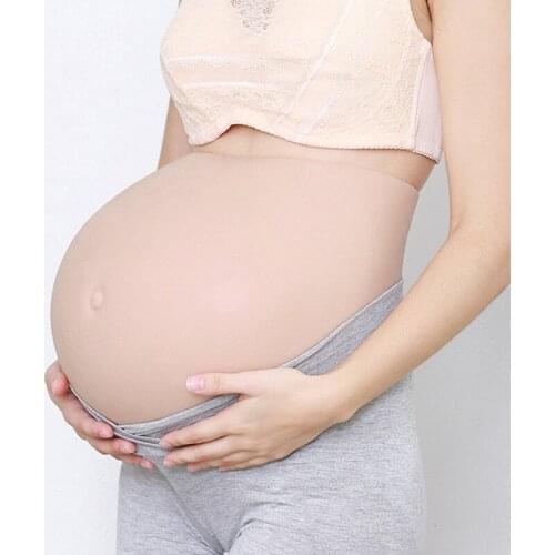 Soft Silicone Belly False Pregnant Tummy Pregancy Twins 8-10 Months 3500g Belly Latex Underwear Latex Underwear