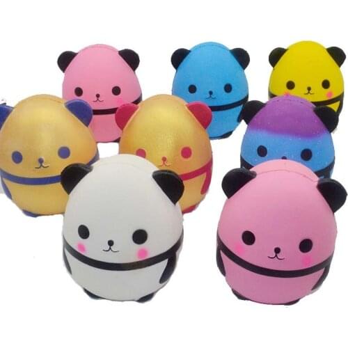 New Kawaii Panda Slow Rising Creative Animal Doll Soft Squeeze Toy Scent Stress Relief Fun for Kid Gift