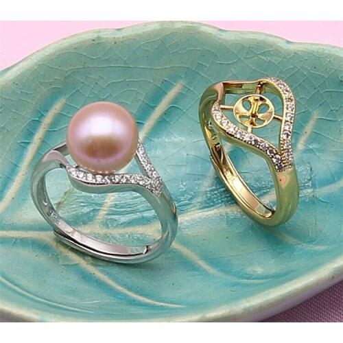 New Arrival ADJUSTABLE Gorgeous Ring Mountings Base Findings Component Jewelry Settings Parts for Pearls Beads Stones