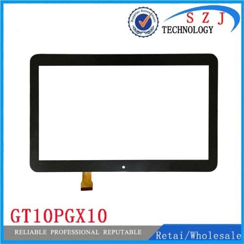 New 10.1'' inch GT10PGX10 capacitive touch screen panel digitizer sensor for tablet pc replacement Free Shipping