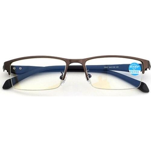Retro Trend Alloy Frame Anti Blu Light Ultralight Business Optical Reading Glasses for Men Gentleman+1+1.5 +2 +2.5 +3 +3.5 +4