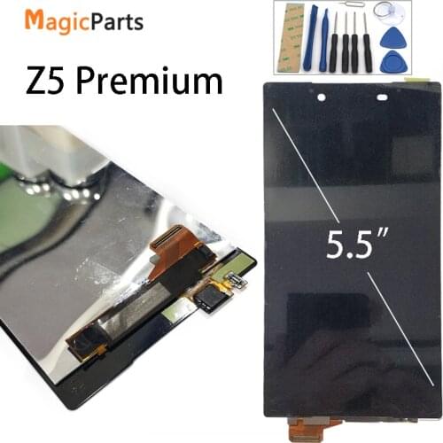 Original LCD Display For SONY Xperia Z5 Premium LCD Touch Screen with Frame Replacement for SONY Z5Plus E6883 E6833 E6853 LCD