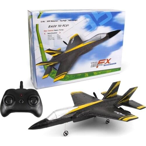 RC Glider Planes RTF Drop-resistant Fixed Wing 2.4Ghz Aircraft Remote Control Airplane Foam Bubble Outdoor Toys for Kids Adult
