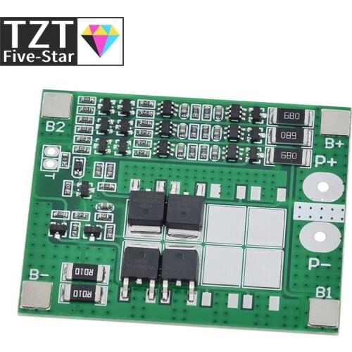 3S 15A 11.1V 12V 12.6V Lithium Battery Charger Protection Board with Balance 18650 Li-ion Lipo Cell Pack bms pcm