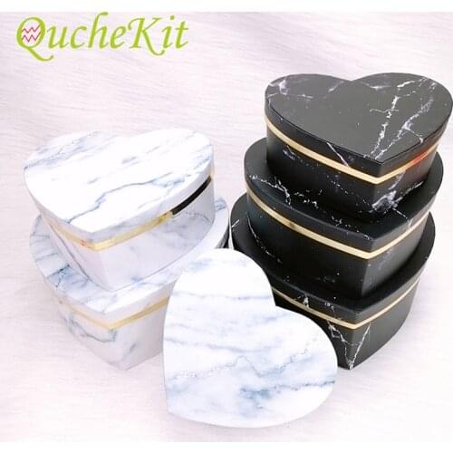 1/3Pcs Florist Hat Boxes Heart Shaped Box Candy Boxes Gift Box Packaging Boxes for Gifts Christmas Flowers Gifts Living Vase