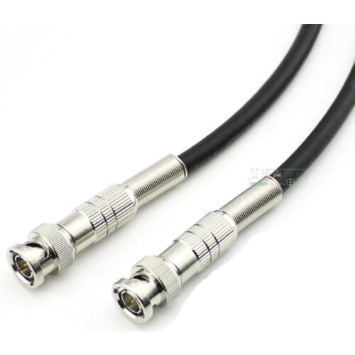 1Pcs customized Huamin sdi line HD surveillance video audio cable SYE75-5 coaxial BNC male and female plug live signal