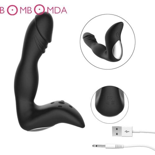 10 Speed Anal Vibrator Prostate Massager Silicone Anal Butt Plug Anal Masturbation G spot Stimulate Sex Toys for Men Masturbator