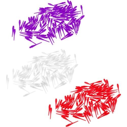 100 Pcs Dart Soft Tips Points 2BA Standard Darts Shaft Needle