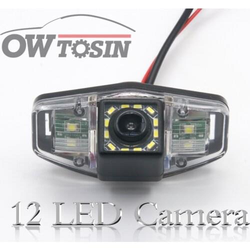12 LED light Car Reverse Rear View Camera For Honda Accord 2001 2002 2003 2004 2005 2006 2007 2008 2009 2010 Parking Backup