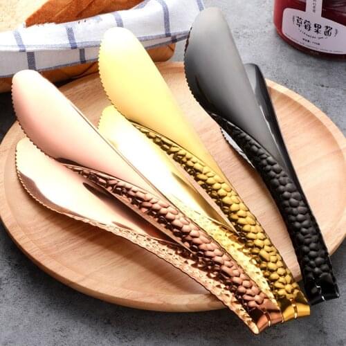 26.5cm Ice Tong Bbq Stainless Steel Barbecue BBQ Clip Bread Food Ice Clamp Ice Tongs Bar Kitchen Accessory