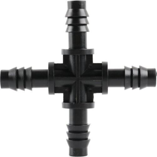 5PCS 8/11 mm Hose Garden Sprinkler Mini Irrigation Pipe Attachment Micro Joint Garden Drip Inverted Barb Equal Connector Hose