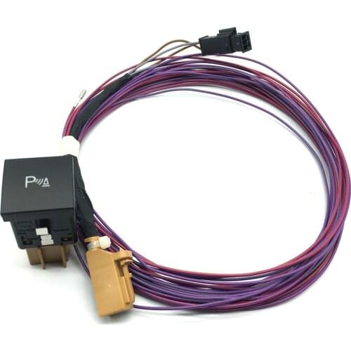 READXT Car OPS Automatic Radar Switch Parking Assisting Switch with Wire Cable Harness Plug For VW JETTA Golf 6 MK6 1TD927122