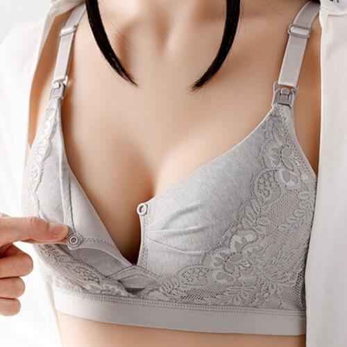 Breastfeeding Bra Without Underwire For Pregnant Women Breast Cotton Pumping Maternity Underwear For Feeding Soutient Gorge