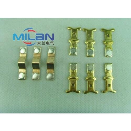 CJX2-D6511 6511 contacts, a set of 3 active 6 main static AC contactor parts, contact bridge
