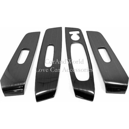 For Nissan Sylphy Sentra 2019 2020 Interior Door Window Switch Cover Glass Lift Panel Trim Stainless Steel Car Styling Accessory