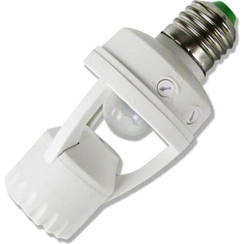 E27 LED Lamp Bulb Light Holder Switch Socket Infrared PIR Motion Sensor AC 110V-240V