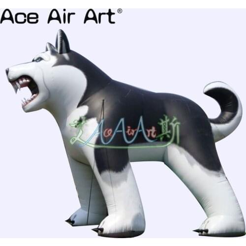 Customized giant inflatable wolf inflatable animal model for advertising