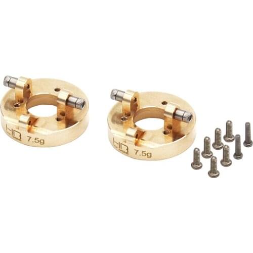Hot Racing heavy duty brass steering knuckles (steering blocks) for Kyosho 4x4 Crawler