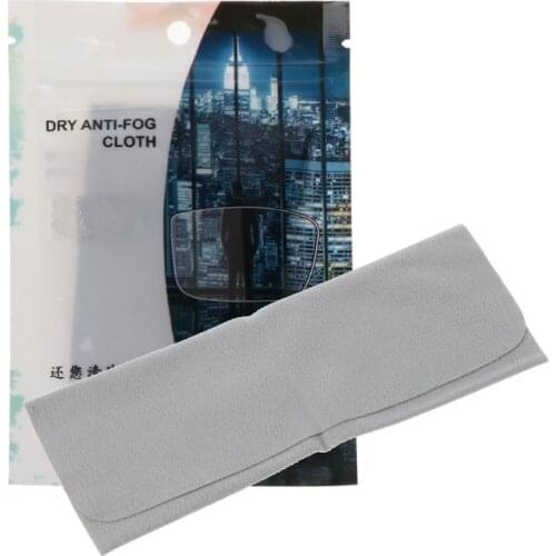 Men Women Tech Nano Anti Fog Wipe Treatment Reusable Cloth for Glasses Swim Bicyle Goggles Unisex Glasses Lens Cloth Universal