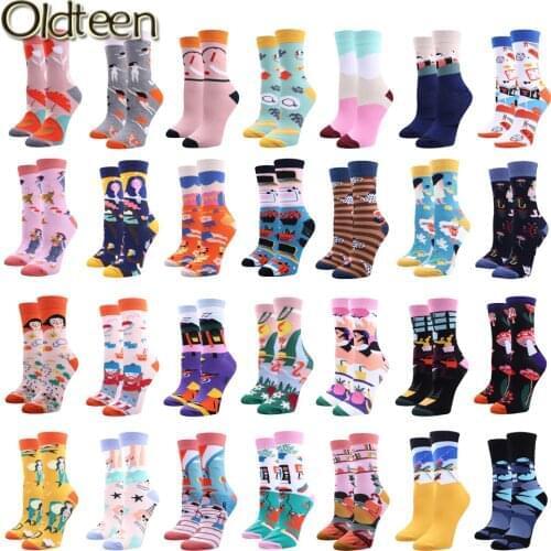 Oldteen Women's Cotton Socks