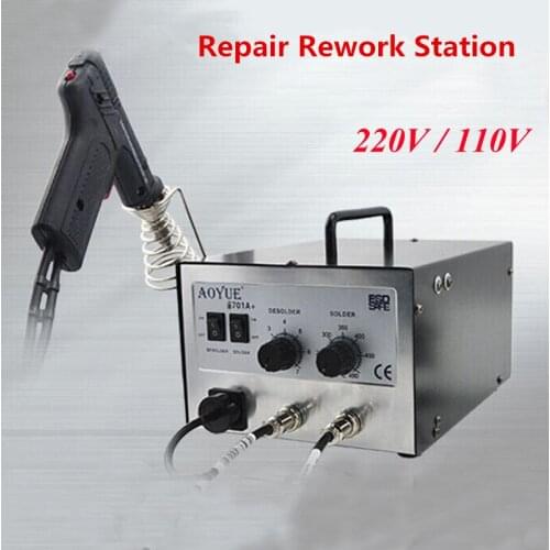 Aoyue I701A+ Thermostat Suction Tin Gun Repairing System Repair Rework Station 110V/220V
