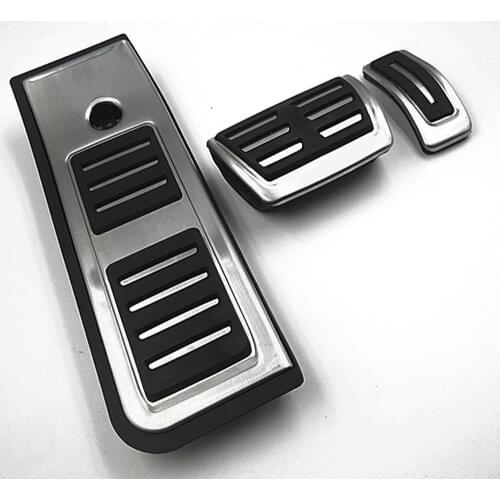 Rubber and Stainless Steel Fuel Car Brake Pedal For audi A6 C8 2019 2020
