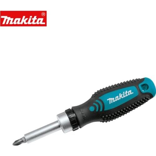 Makita cross ratchet screwdriver multi-functional extension belt magnetic screwdriver household slotted screwdriver
