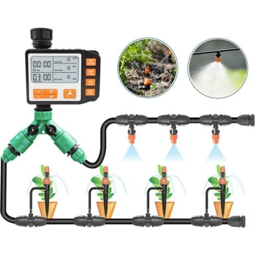 Garden Automatic Irrigation Timer LCD Screen Potted Plant Sprinkler Controller Gardening Intelligent Irrigation Sprinkler Device