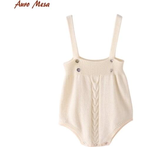New Spring Baby Knitted Overall 100%Cotton Infant Girl Suspender Shorts