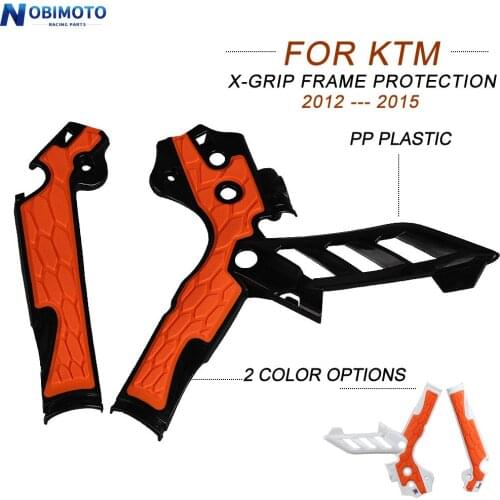 X-Grip Frame Protection Guard Cover For KTM EXC125 EXC 200 EXC 250 EXC 300 EXC380 2012- 2016 Dirt Bike MX Motocross PP Plastic