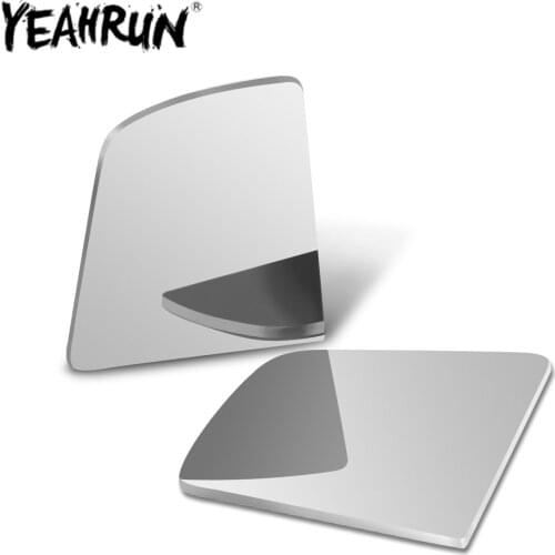 YEAHRUN RC Car Rearview Lens Metal Rearview Mirror for 1/10 TRAXXAS TRX-6 TRX6 RC Crawler Car Mirror Decoration Parts