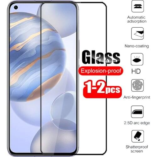 1/2pcs protective glass for huawei honor 30 screen protector film for huawei honor30 honer 30 safety glas on huwei huawey huawe