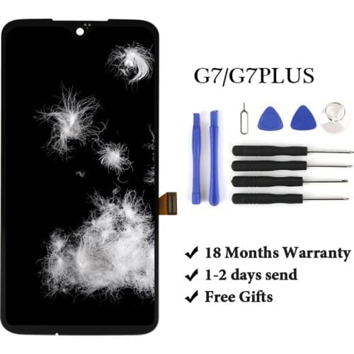 For Motolora G7 PLUS LCD Display XT1965-2 XT1965-3 Display Touch Screen Digitizer Assembly Replacement For Moto Phone G7 PLUS