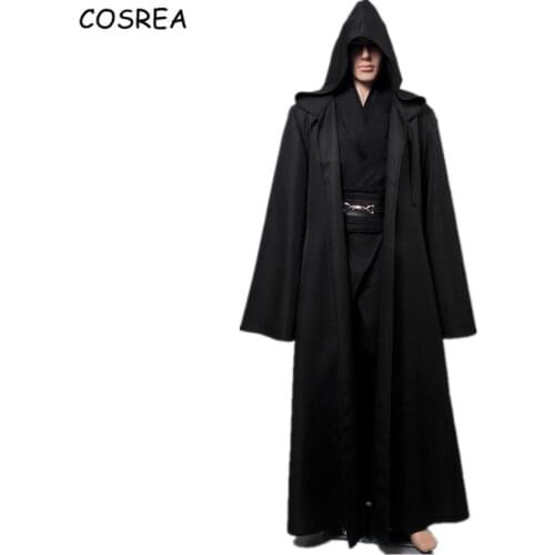 Star Cosplay War Costumes Hooded Robe Cloak Cape Full Suits Jedi/Sith Knight For Women Men Halloween Carnival Party