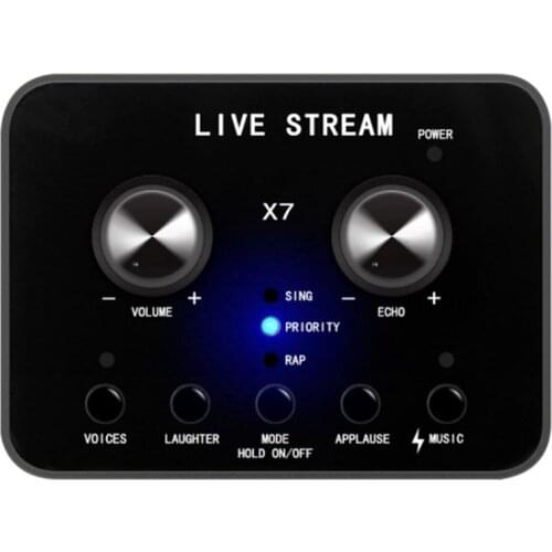 Voice Changer USB Sound Card for PC Laptop Live Broadcast USB Audio Card Interface External Sound Card Studio Record