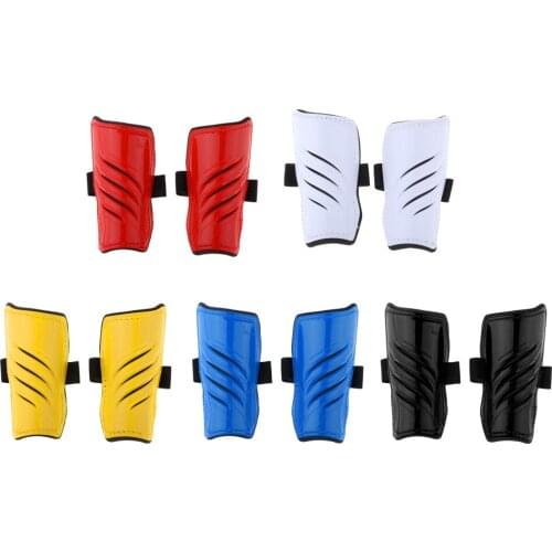 1 Pair Kids Boys Girls Football Soccer Training Shin Pads Lightweight Shin Guards Protectors