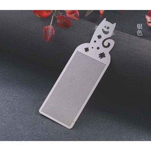 1TH Three color choose Craft Stich Cross Stitch Bookmark Metal Silver Golden Needlework Embroidery Crafts Cross-Stitching