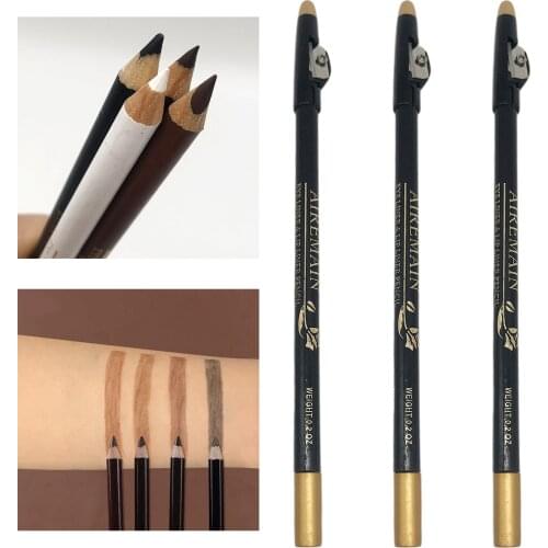 3pcs Haircut Barber Magic Pencil Tool for Making Beard Mustache Eyebrow Arches Outline Beard before Trimming