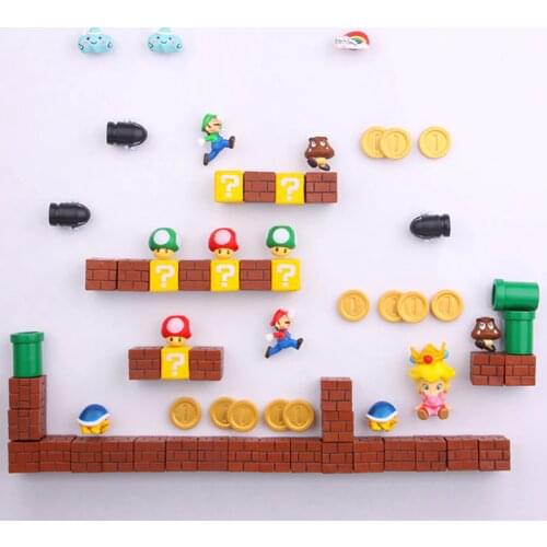 3D Cartoon Character DIY Fridge Refrigerator Magnet Fridge Message Sticker Adult Man Girl Boy Kids Children Toy Birthday Gift