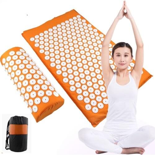 Acupressure mat Massager Cushion Massage Yoga Mat Relieve Stress Back Body Pain Spike Mat Massage Mat